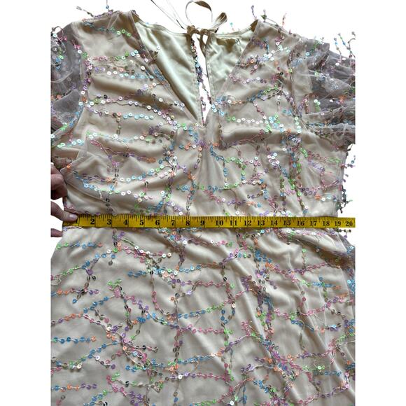 Southern Fried Chics Pink Sequined Dress - Size XXL - Picture 7 of 15